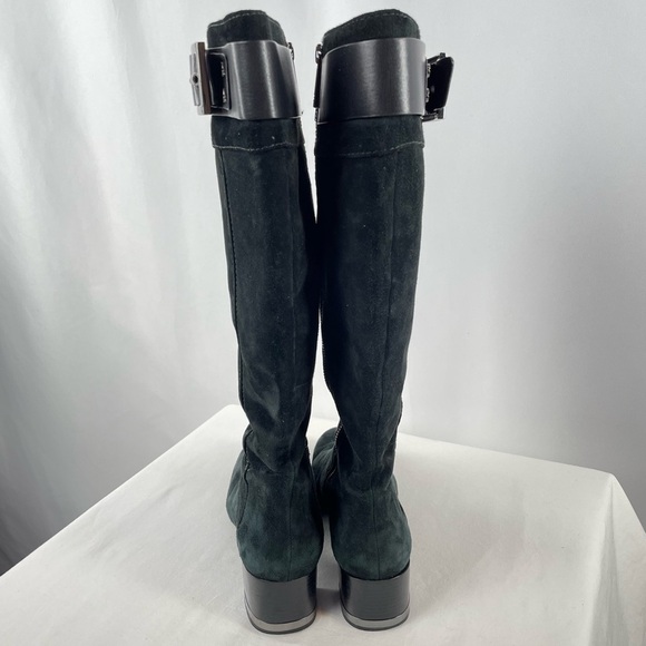 Tory Burch Suede Riding Boots in Black Size 10 - Picture 12 of 16